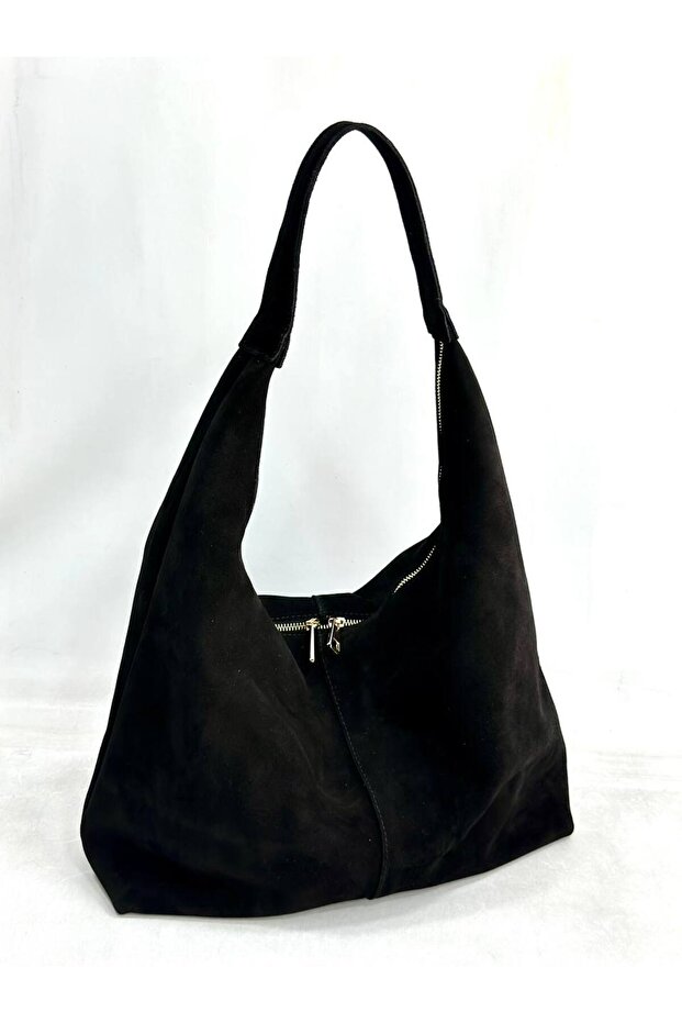 Women's Genuine Leather Suede Shoulder Bag