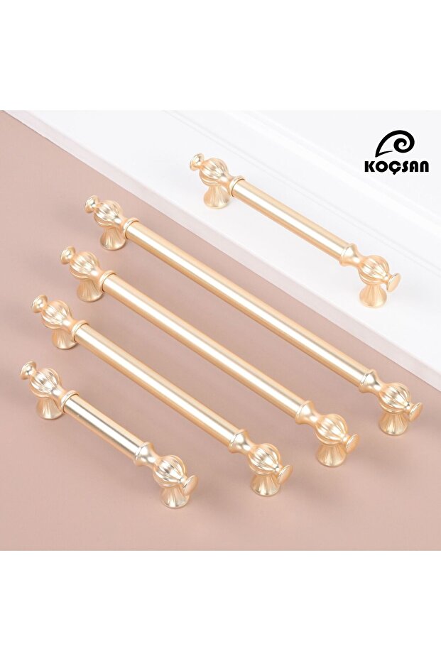 Ebrar Matte Gold 160 mm Handle Luxury Country Kitchen Furniture Cabinet Drawer Handle