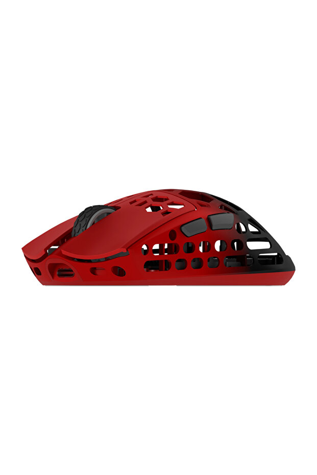 HM620 8K Hz 30000 DPI Tri-Mode Kablosuz/Bluetooth Siyah Kırmızı Gaming Oyuncu Mouse - 5
