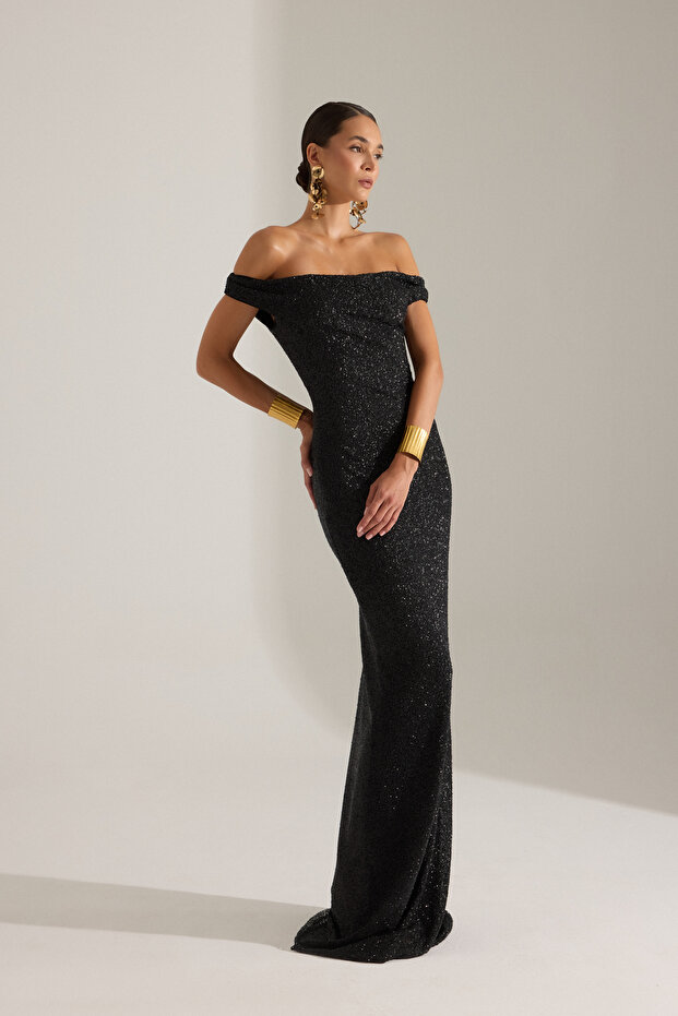 IVONA SİYAH ELBİSE - 4