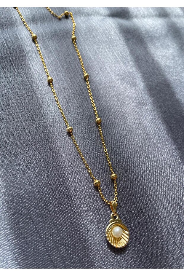 İncili Midye Kolye - 3