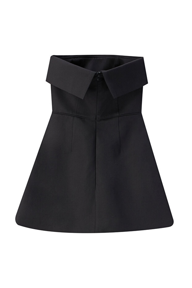 Timeless Siyah Elbise - 5