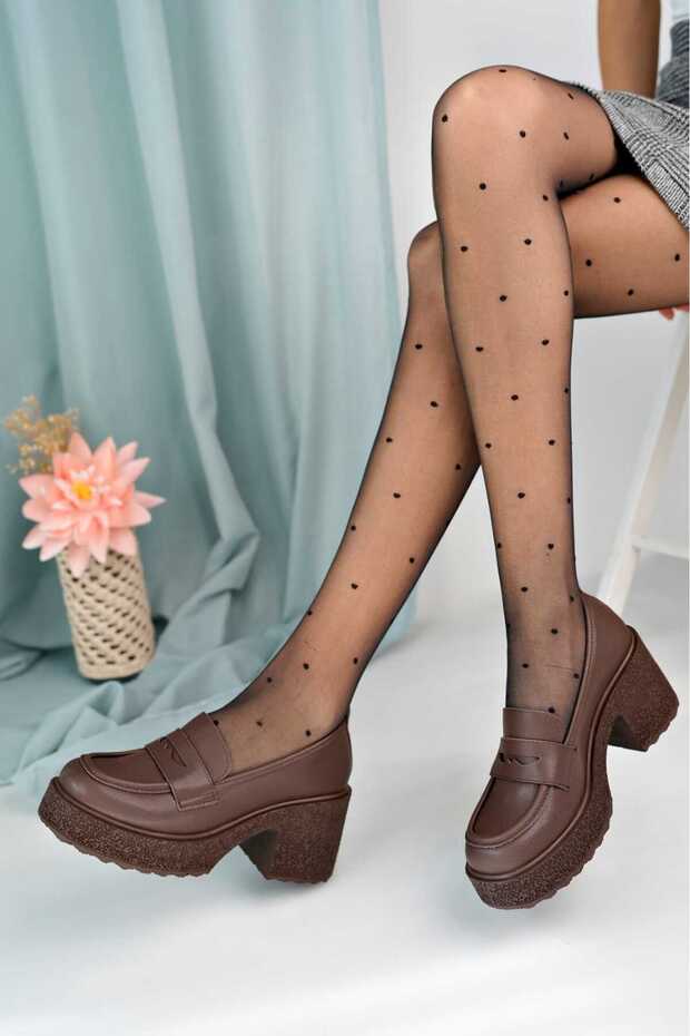BAHRİNA Kadın Makosen Loafer Ayakkabı