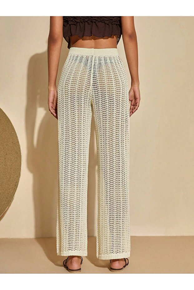 Summer Beach Pants with Openwork - 4