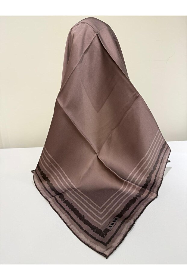 KENARI ŞERİTLİ İPEK EŞARP - 2