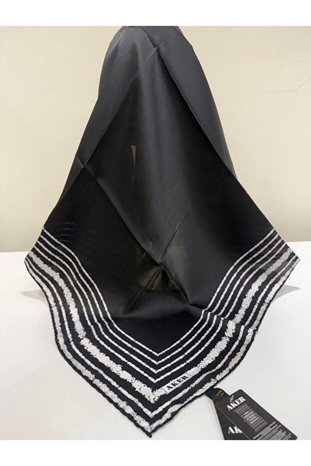 KENARI ŞERİTLİ İPEK EŞARP - 2