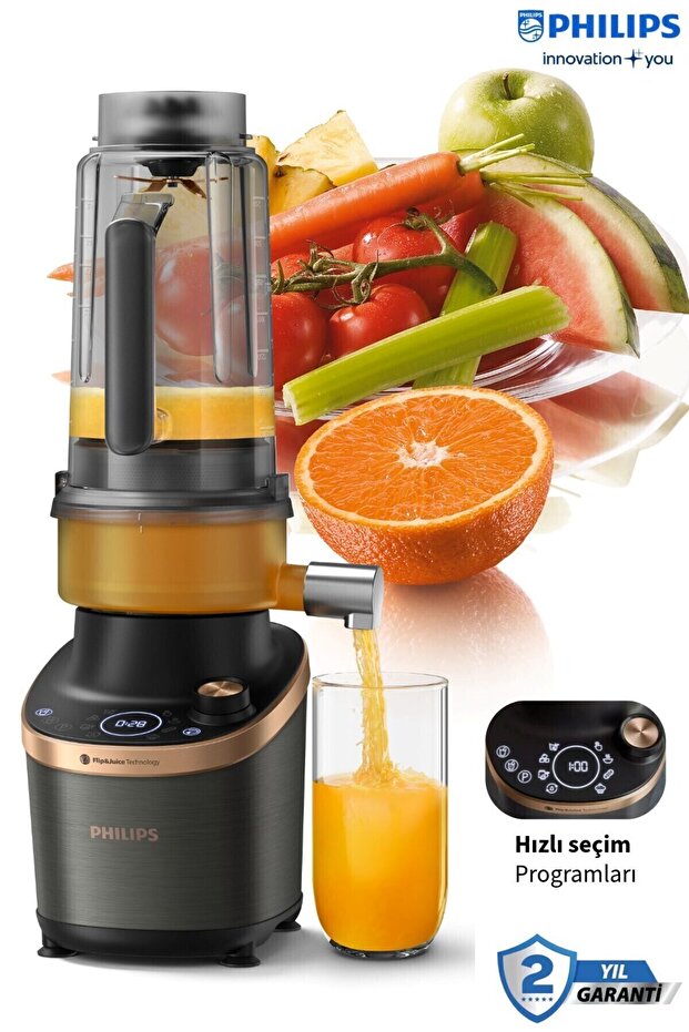 Hızlı Seçim Programları-Flip and Juice Katı Meyve SıkmaÖzellikli Blender, ProBlend Ultra Teknolojisi - 1