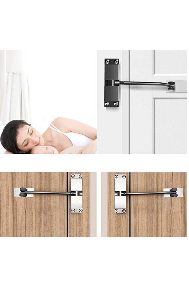 مفصلات أبواب أوتوماتيكية قابلة للتعديل وآمنة لإغلاق الباب - 2
