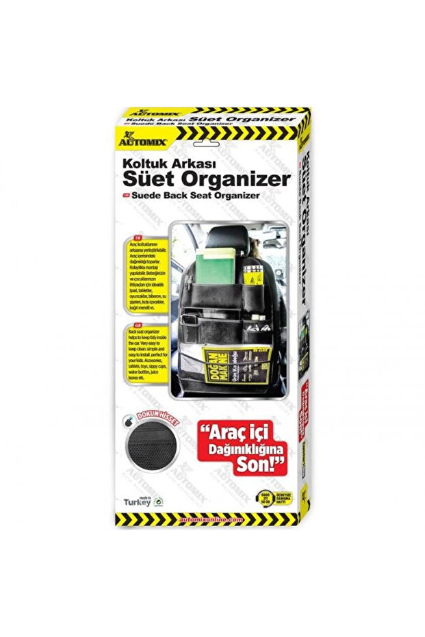 Siyah Süet Organizer - 1