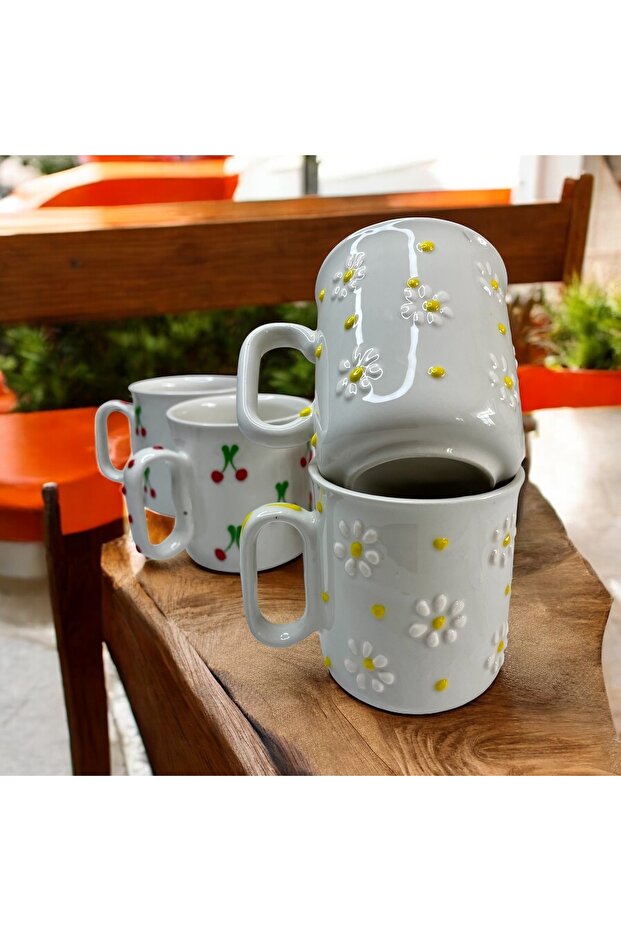 %100 el yapımı Kupa 2 Adet - 1