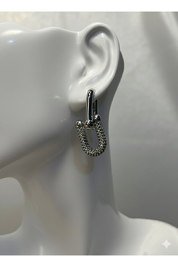 Tiffany Çelik Küpe - 1