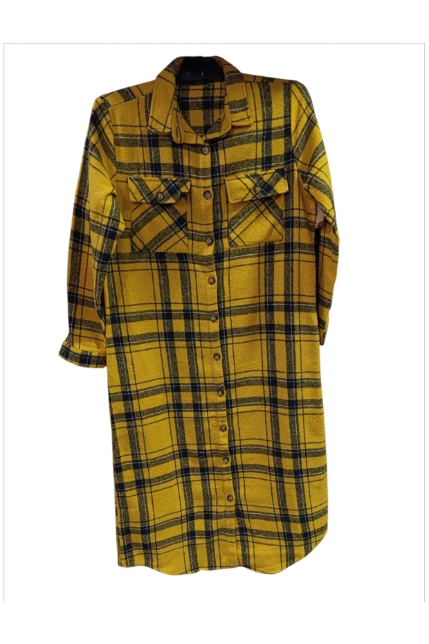 Women Lumberjack Long Dress