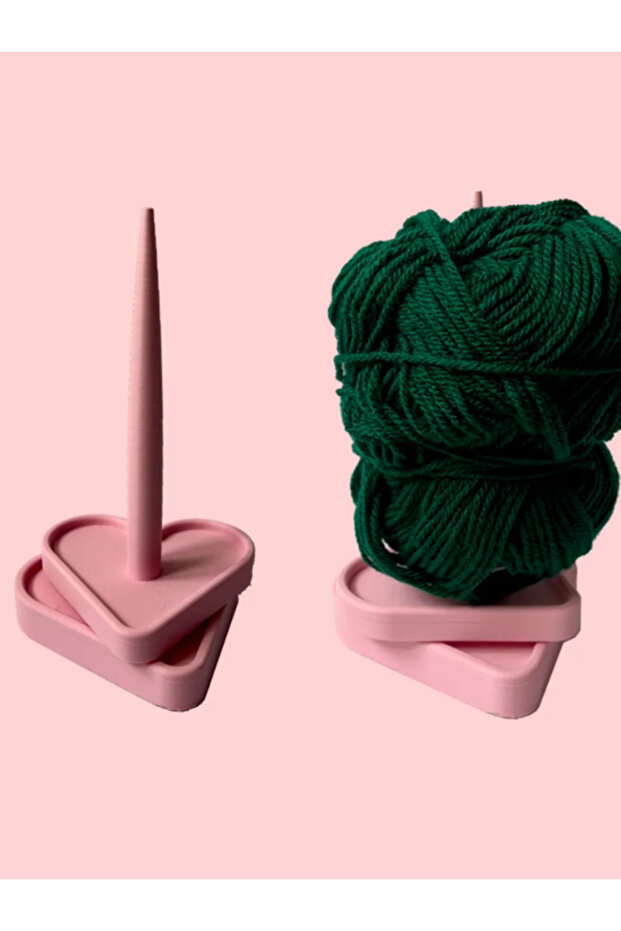 Heart Spinning Machine |   Practical and Stylish Wool Holder |   Perfect Helper for Hand Knitting - 3