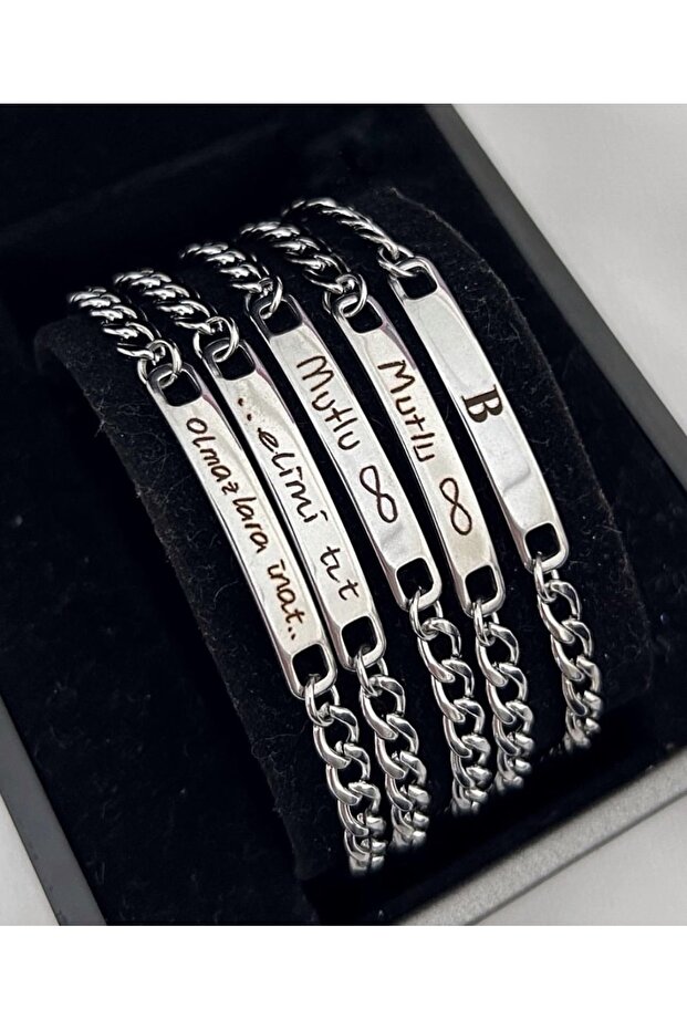 Çelik Künye bileklik - 4