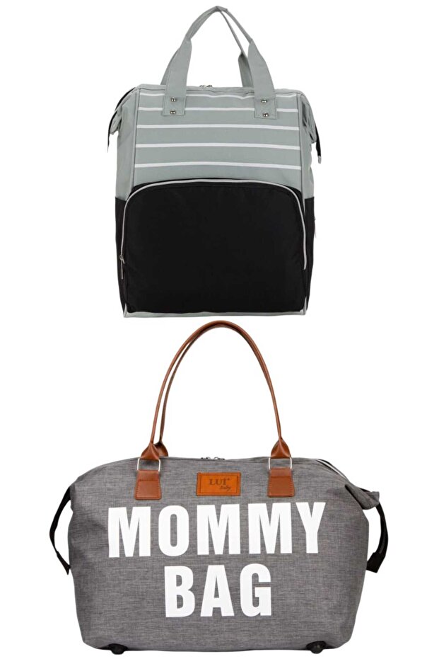 Mother Baby Care Backpack and Mommy Bag Shoulder Bag Set of 2