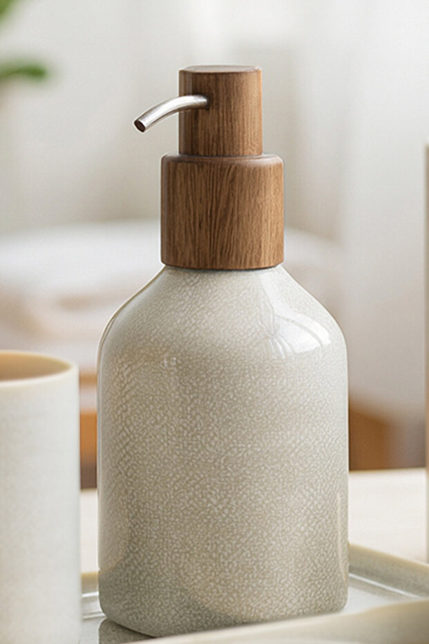 Elegance 6'lı Banyo Seti - Gri - 4