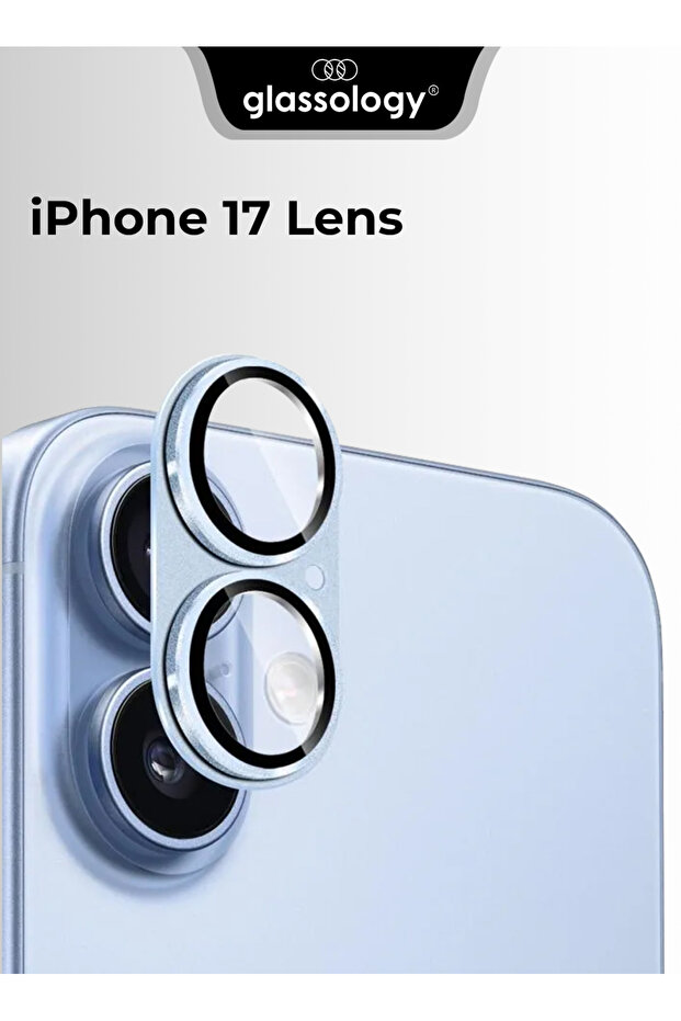 Camera Lens Protector Compatible with iPhone 17 Blue Scratch Resistant, HD Clear