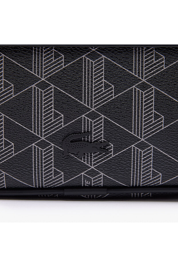 The Blend Erkek Monogram Siyah Bel Çantası - 8