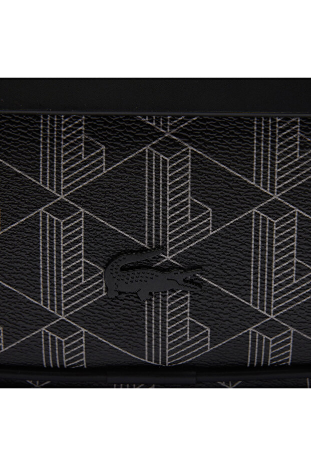 The Blend Erkek Monogram Siyah Postacı Çantası - 8