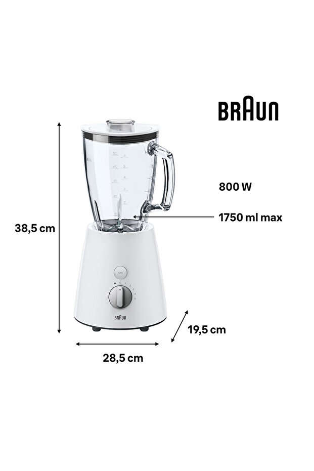 Jb3060whs Tribute 800 W Cam Sürahi Tipi Smoothie Blender - 3