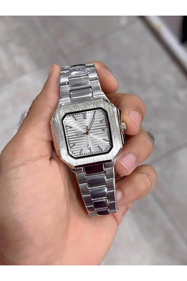 Takvimli Lüx Çelik Kordon Erkek Kol Saati - 2