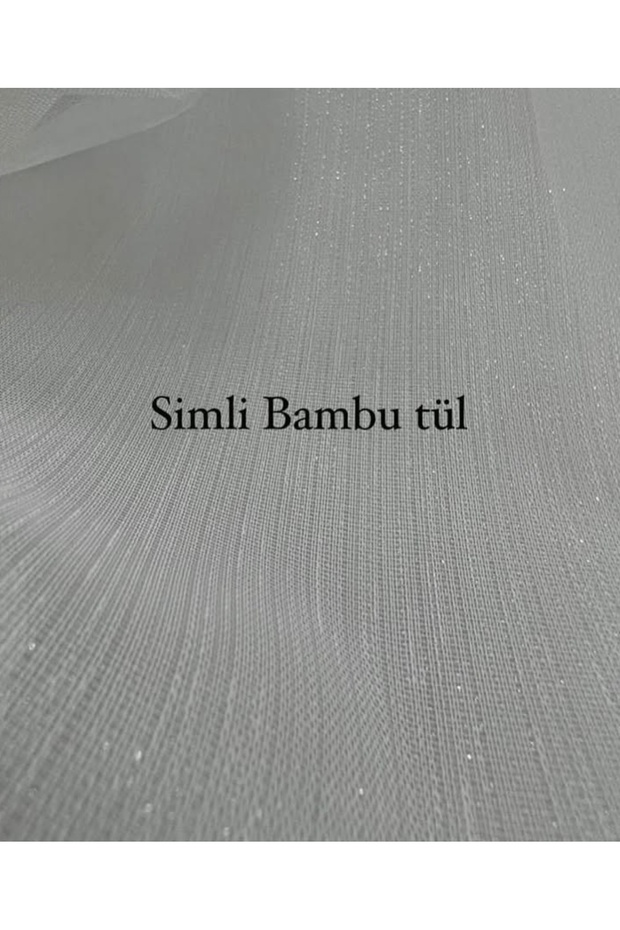 Taçhome SİMLİ BAMBU tül perde - 3
