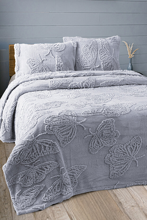 Butterfly Pattern Double Soft Wellsoft Blanket / Bedspread 230x250cm | WITHOUT PILLOW