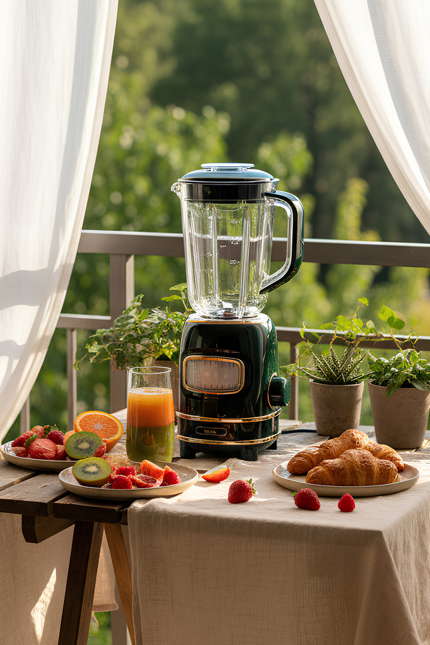 Kişisel Blender Seti Öğütücülü Smoothie Şişeli Blender 1,0 Litre Blendir Seti FR-BL01 Retroblend - 1