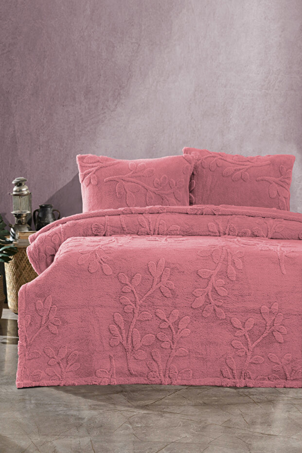 Clover Pattern Double Blanket Soft Wellsoft Bedspread 230x250 | WITHOUT PILLOW