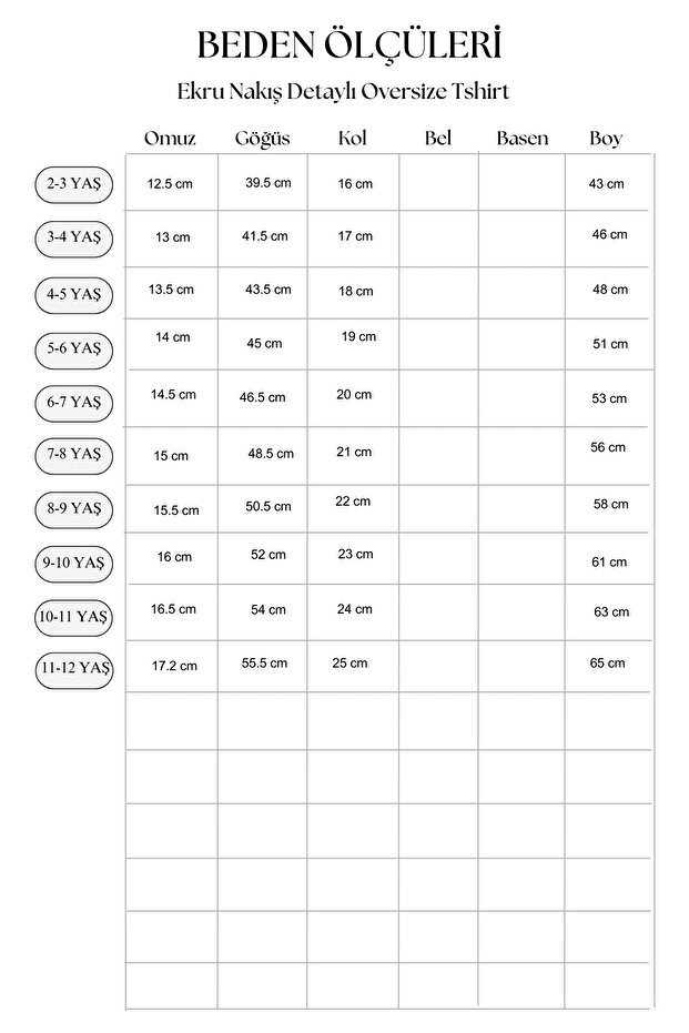 Ekru Nakış Detaylı Oversize Tshirt - 8