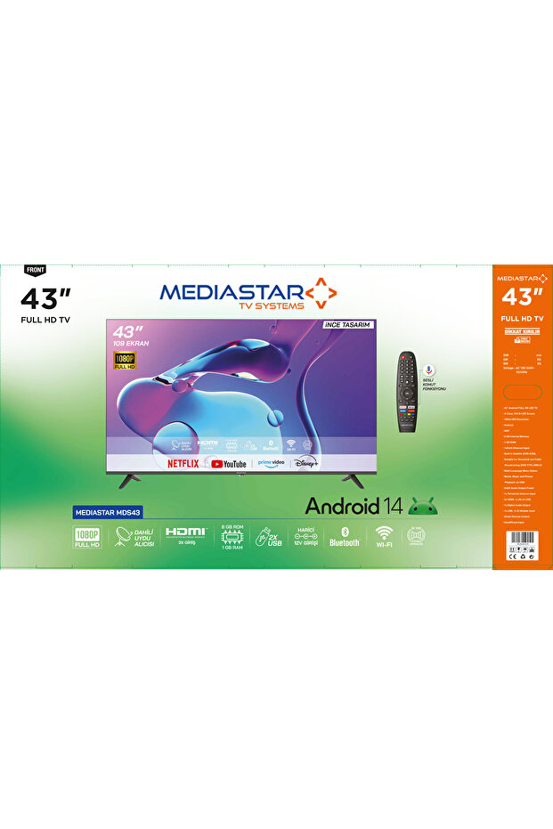 43" Android Full HD Led TV - 8