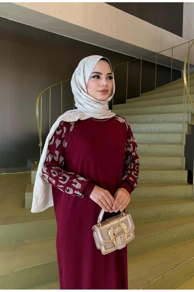 فستان ميرسيريزد بنقشة الفهد - 4