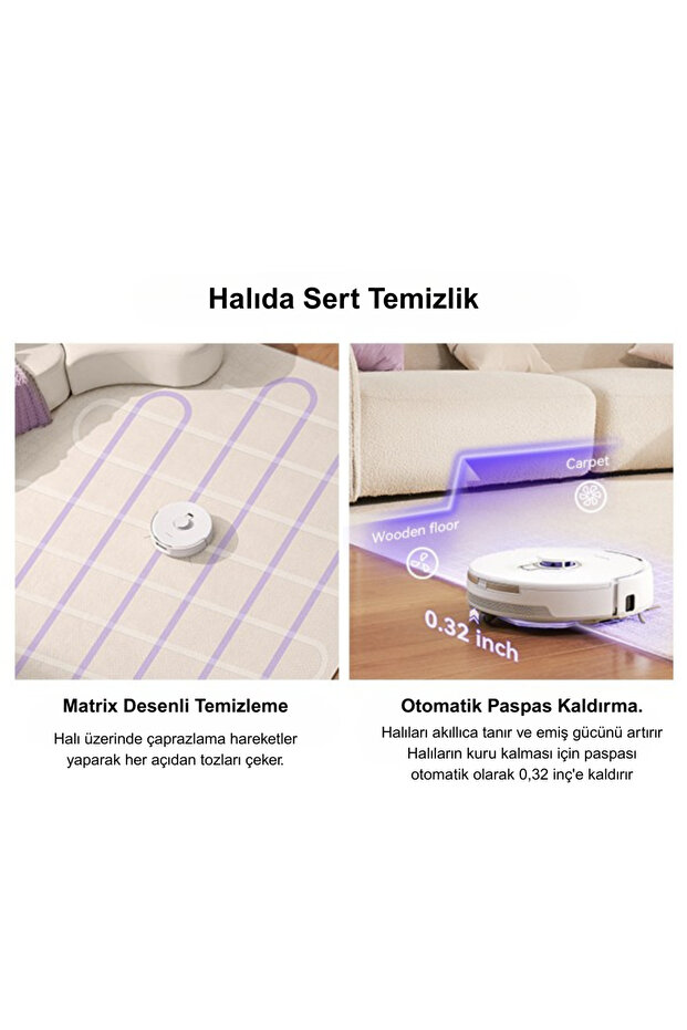 Freo X Plus Akıllı Robot Süpürge Beyaz,7.800PA Emiş Gücü - 6