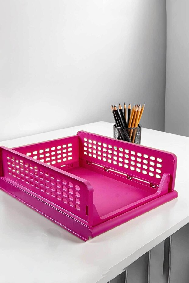 Foldable-shelf Dekoratif Katlanabilir Raf- Pembe - 2