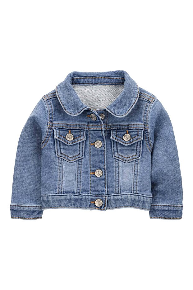 Baby Girl Denim Jacket 6 Months-24 Months Blue