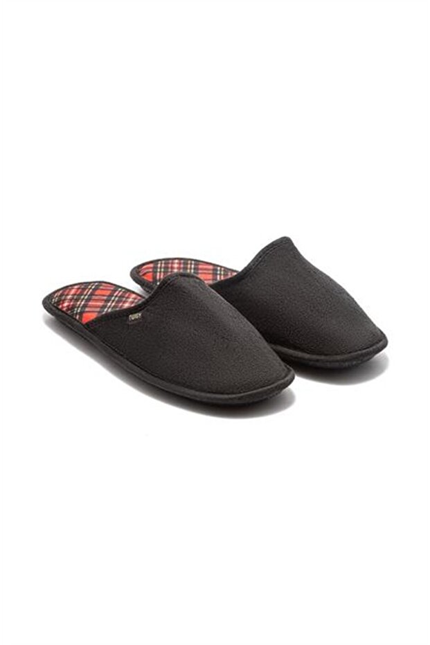 Promo Men's House Slippers Black-1 41/46