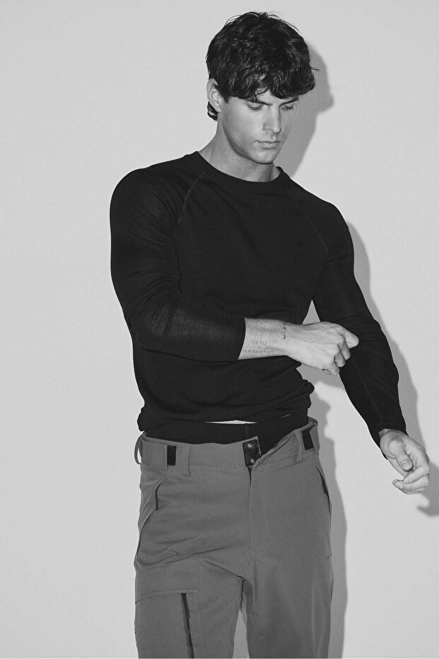 الجزء العلوي من طبقة أساسية من الصوف للتزلج - 2