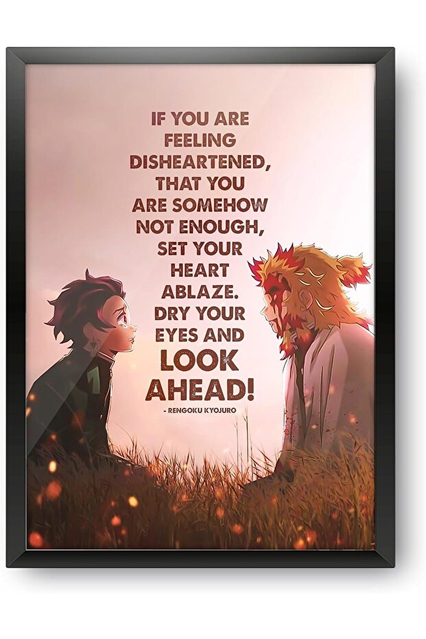 Demon Slayer Rengoku Poster – Final Words Design 40x60cm