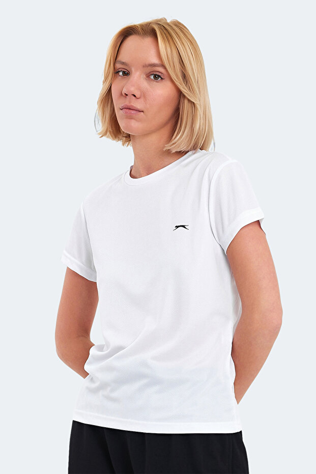 Slazenger RACING Kadın Beyaz Tişört