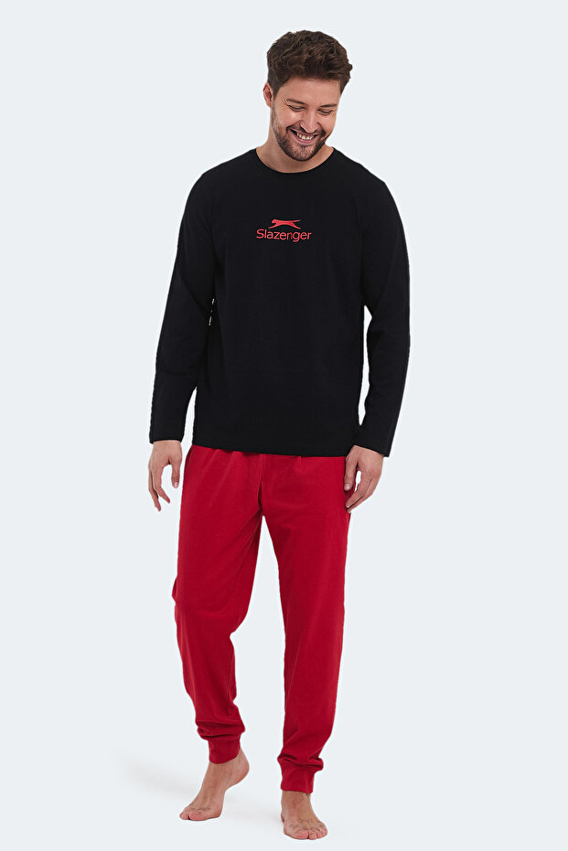 PARTH IN Erkek Pamuklu Siyah Pijama - 7