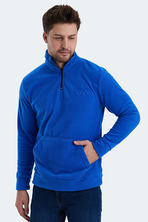 SOLID IN Erkek Saks Mavi Polar - 3