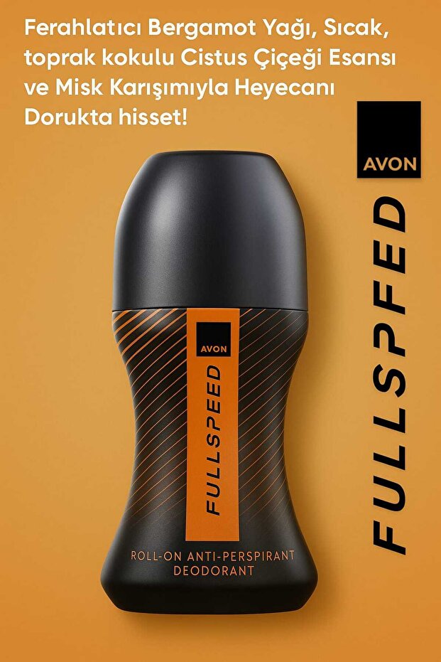 FULL SPEED Erkek Parfüm + Roll-on Deodorant Seti - 3