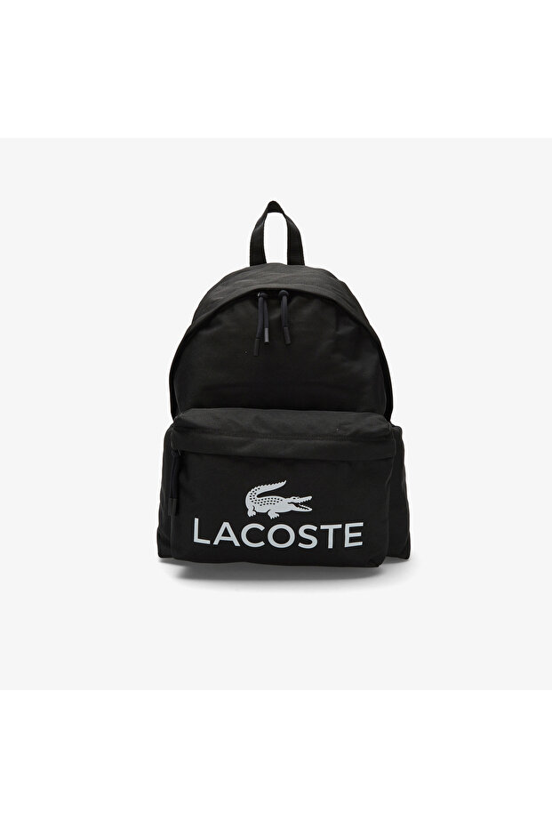 Men's Printed Black Backpack - 1