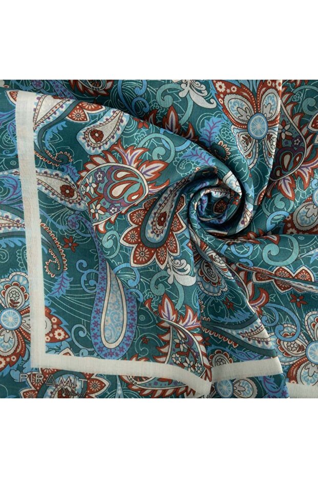 Natural Patterned Scarf - 2