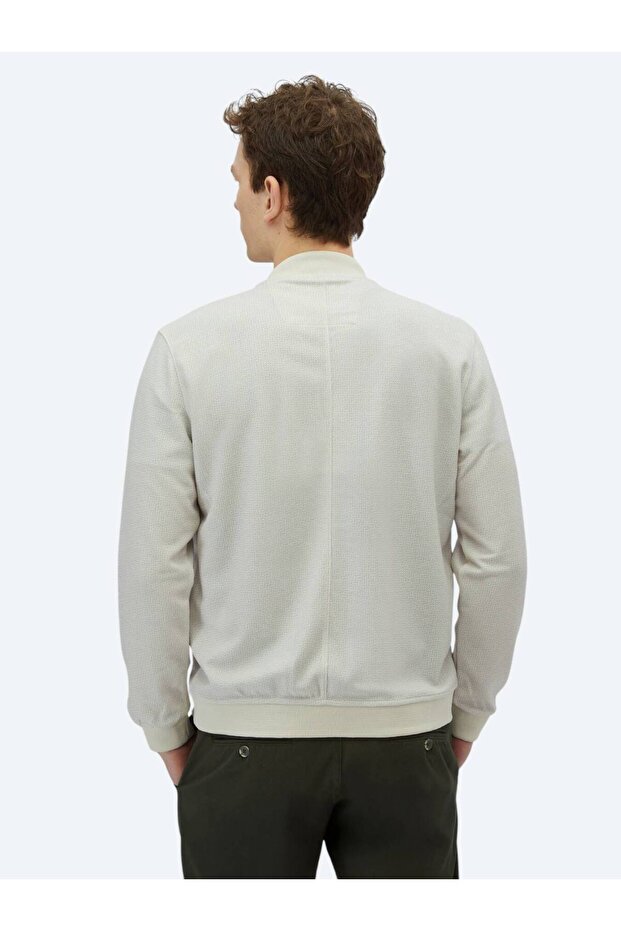 Bej Regular Fit Casual Örme Mont - 8