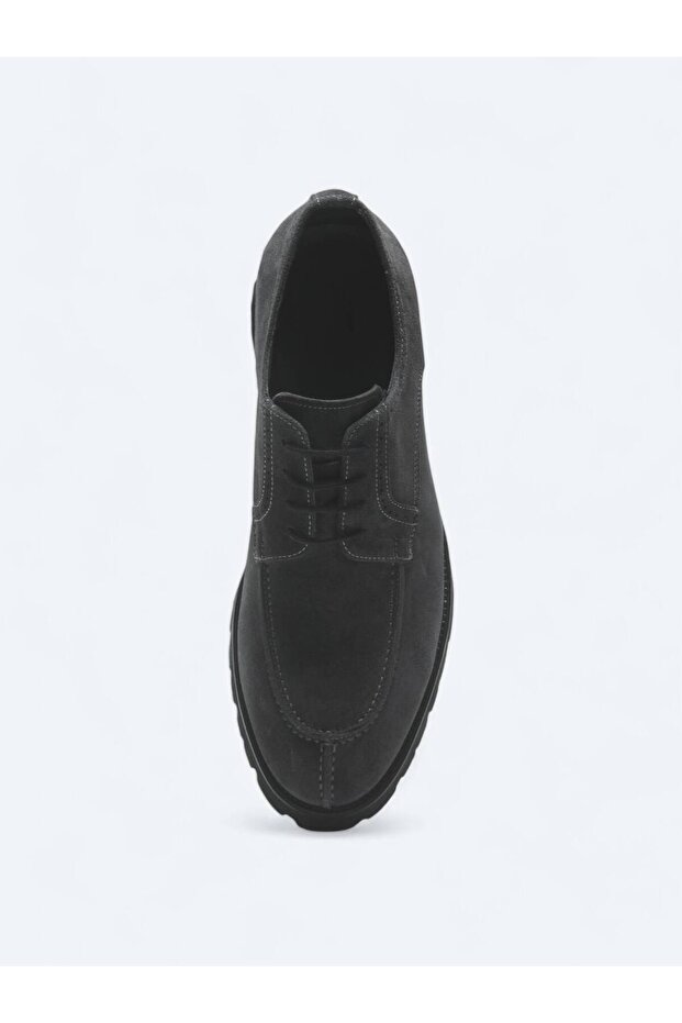 Antrasit Süet Smart Casual Ayakkabı - 3