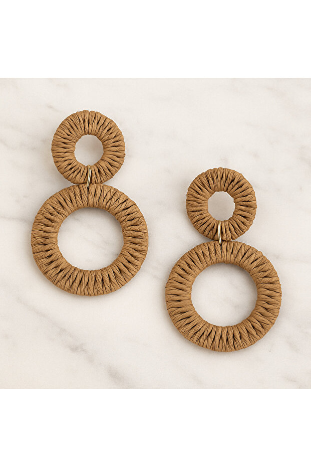 Straw Earrings - 2