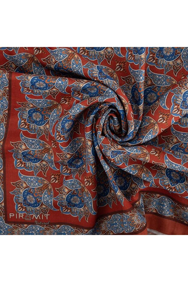 Natural Patterned Scarf - 2