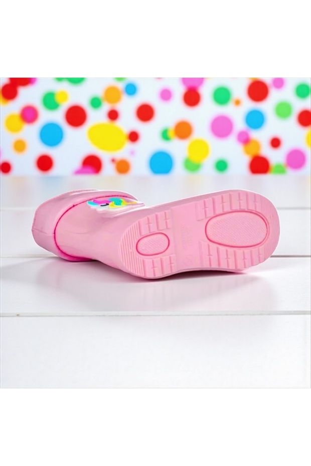 kız çocuk yağmur botu w10253 bimbi unicorno , kaymaz taban - 4