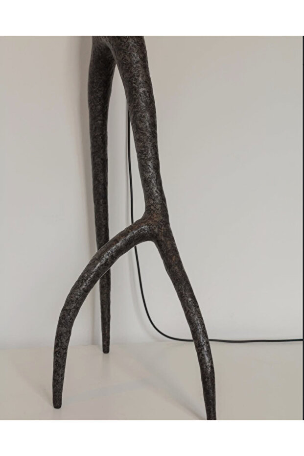 Eskitme Dokulu Soyut Tasarım Lambader - 2